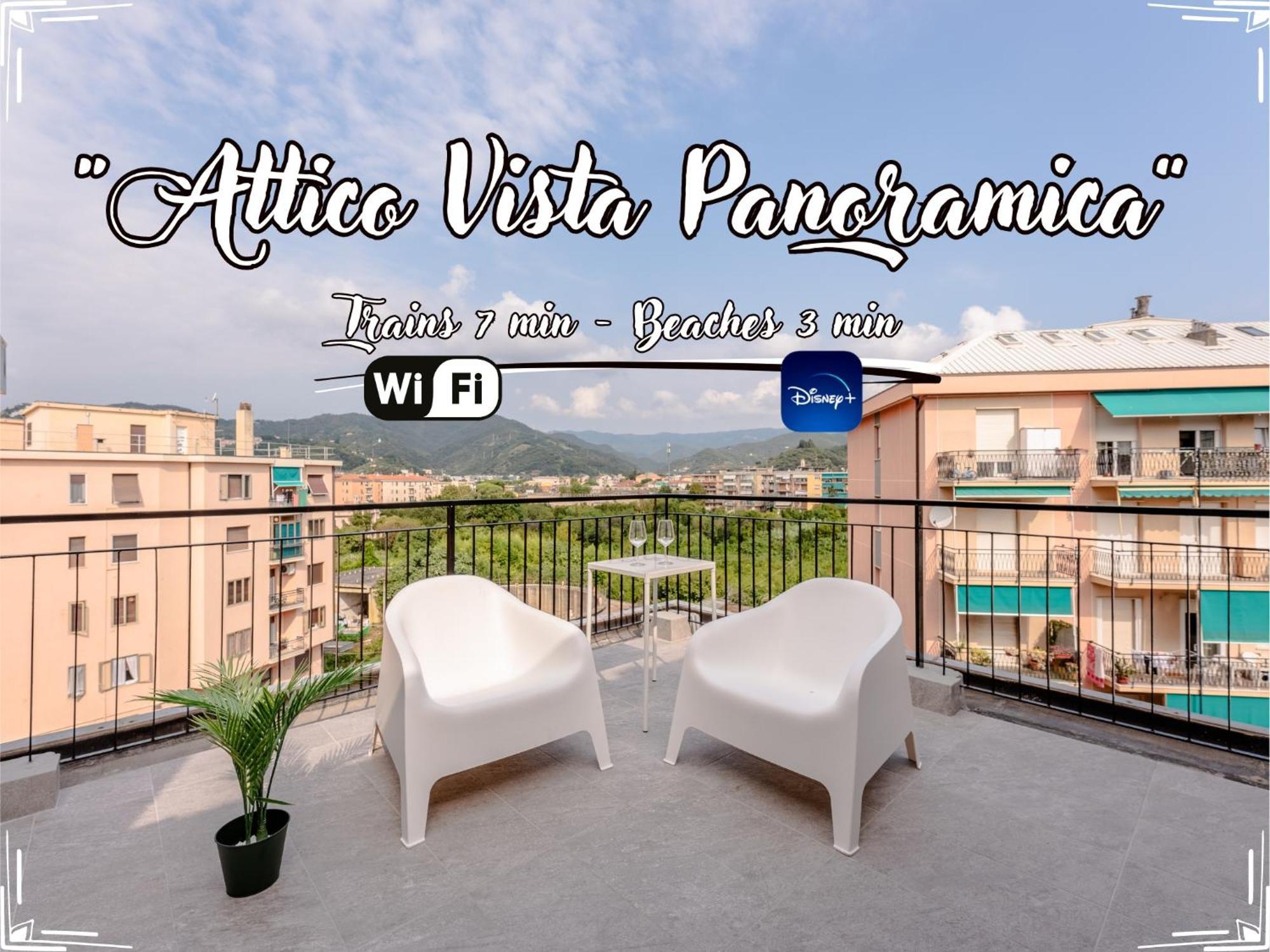 Penthouse Panoramic View - Sea 3Min - Ac - Wifi Apartment Albisola Superiore Bagian luar foto