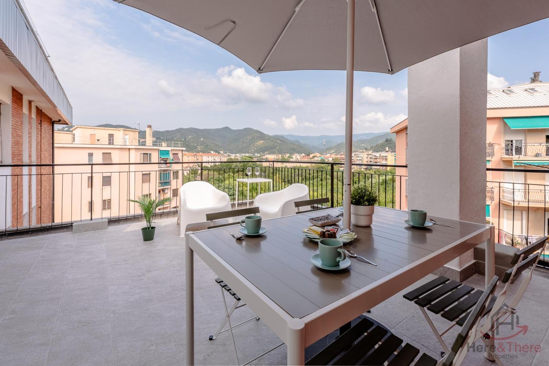 Penthouse Panoramic View - Sea 3Min - Ac - Wifi Apartment Albisola Superiore Bagian luar foto